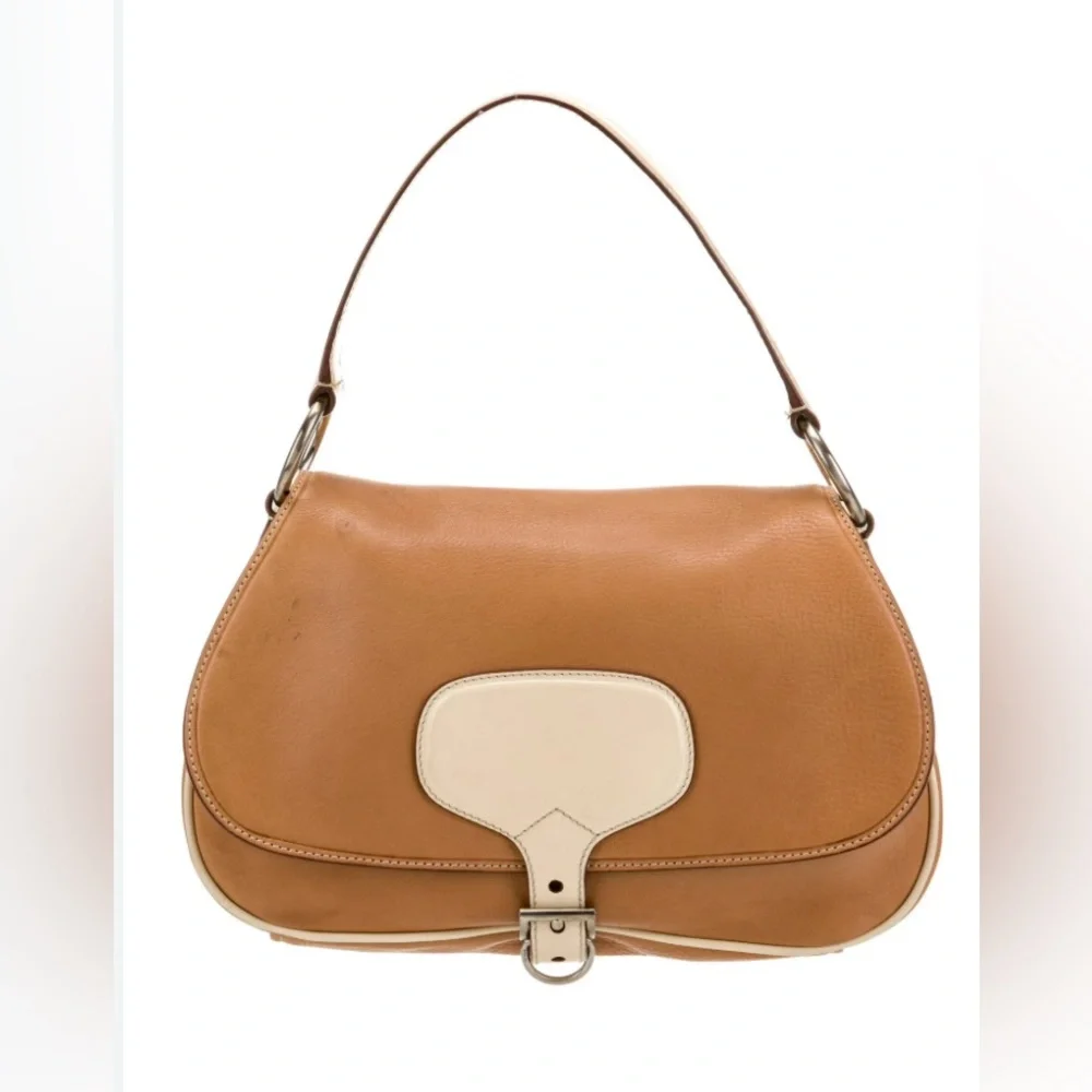 Prada Vitello - EUC - Daino Leather Shoulder Bag - Like New, Pristine!